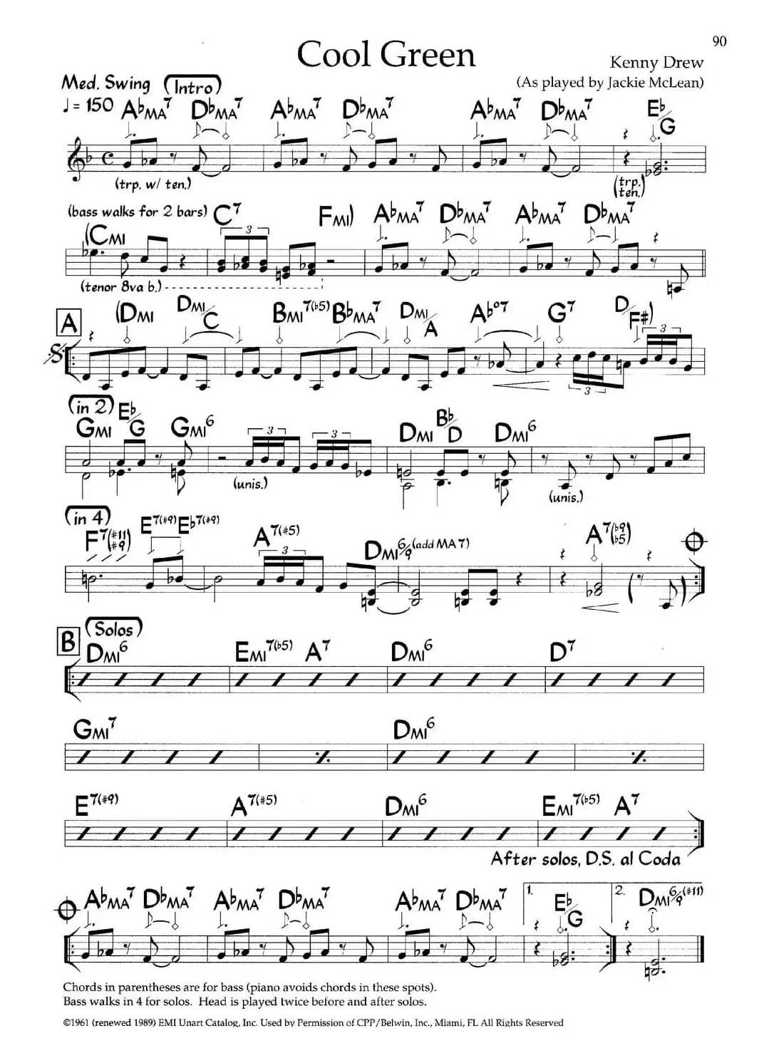 Cool Green（爵士钢琴曲）