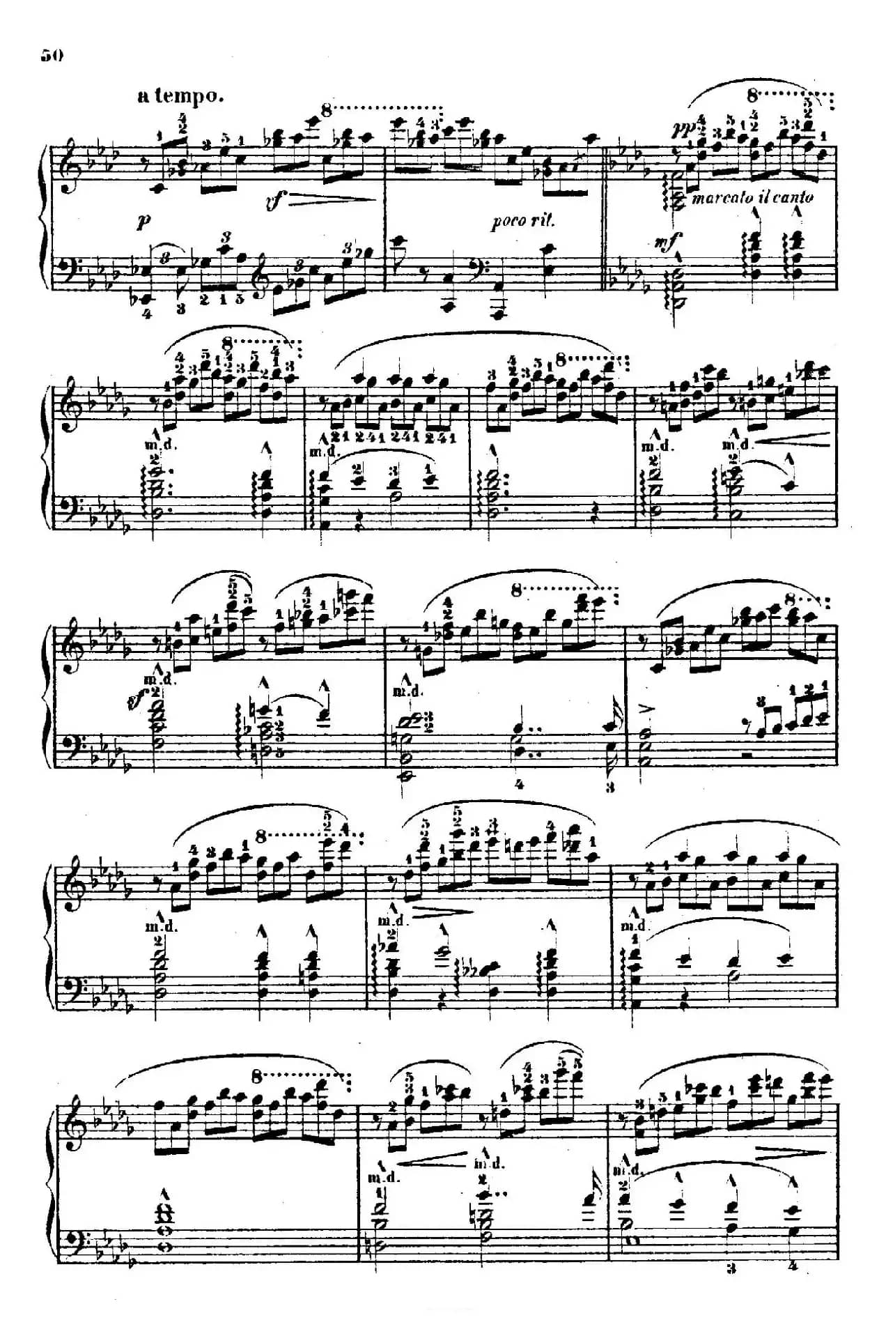 Douze Etudes de Salon Op.5（12首沙龙练习曲·10）