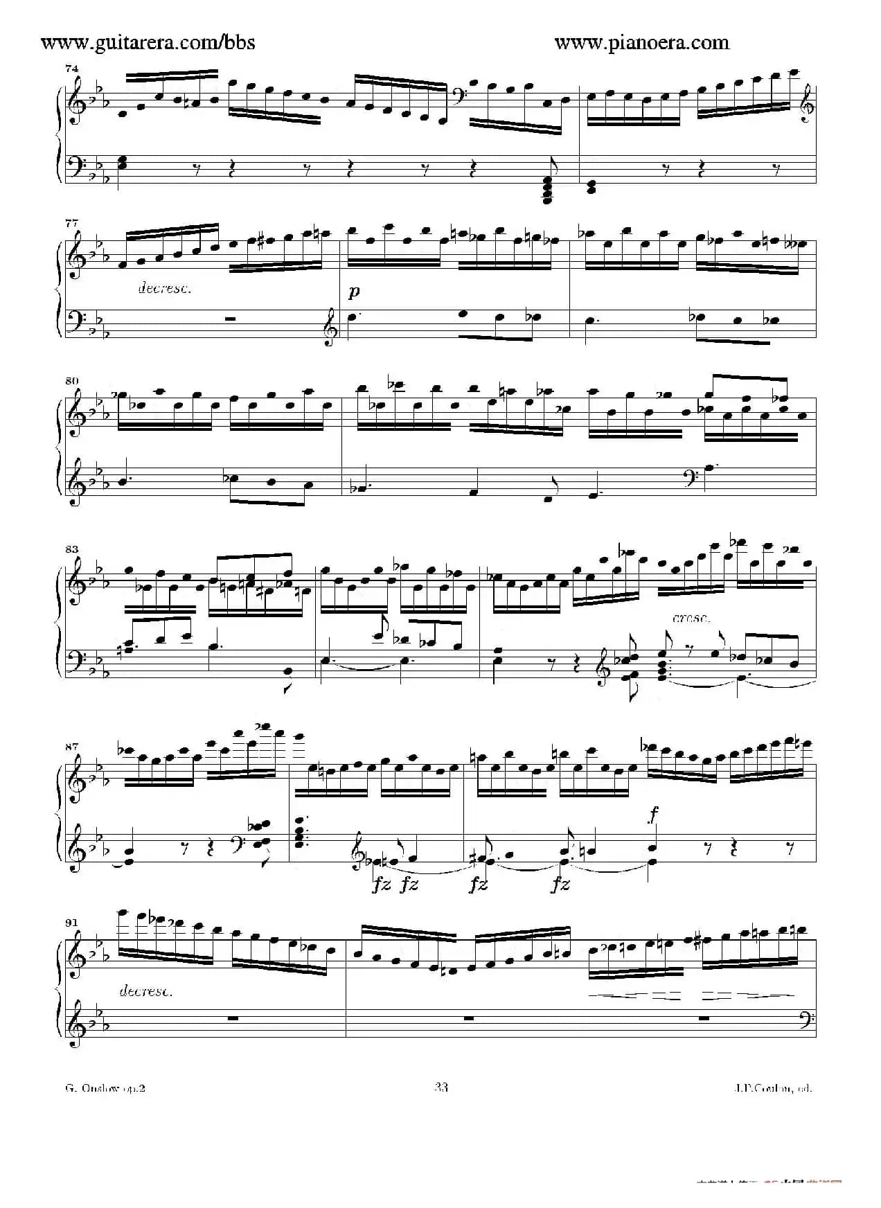 Grande Piano Sonata in c Minor Op.2（c小调华丽钢琴奏鸣曲·第四乐章）