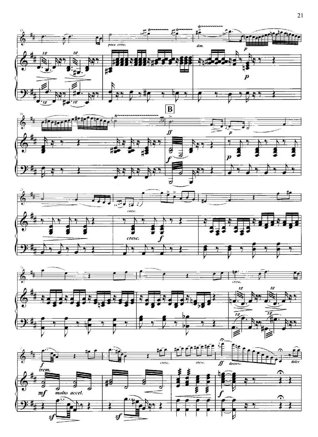 D大调第一小提琴协奏曲Op.6（小提琴+钢琴伴奏）