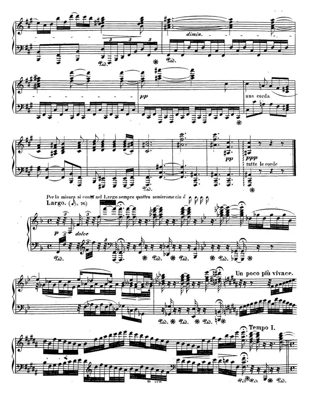 贝多芬钢琴奏鸣曲29 钢琴（锥子键琴）降B大调 Op.106 B-flat major