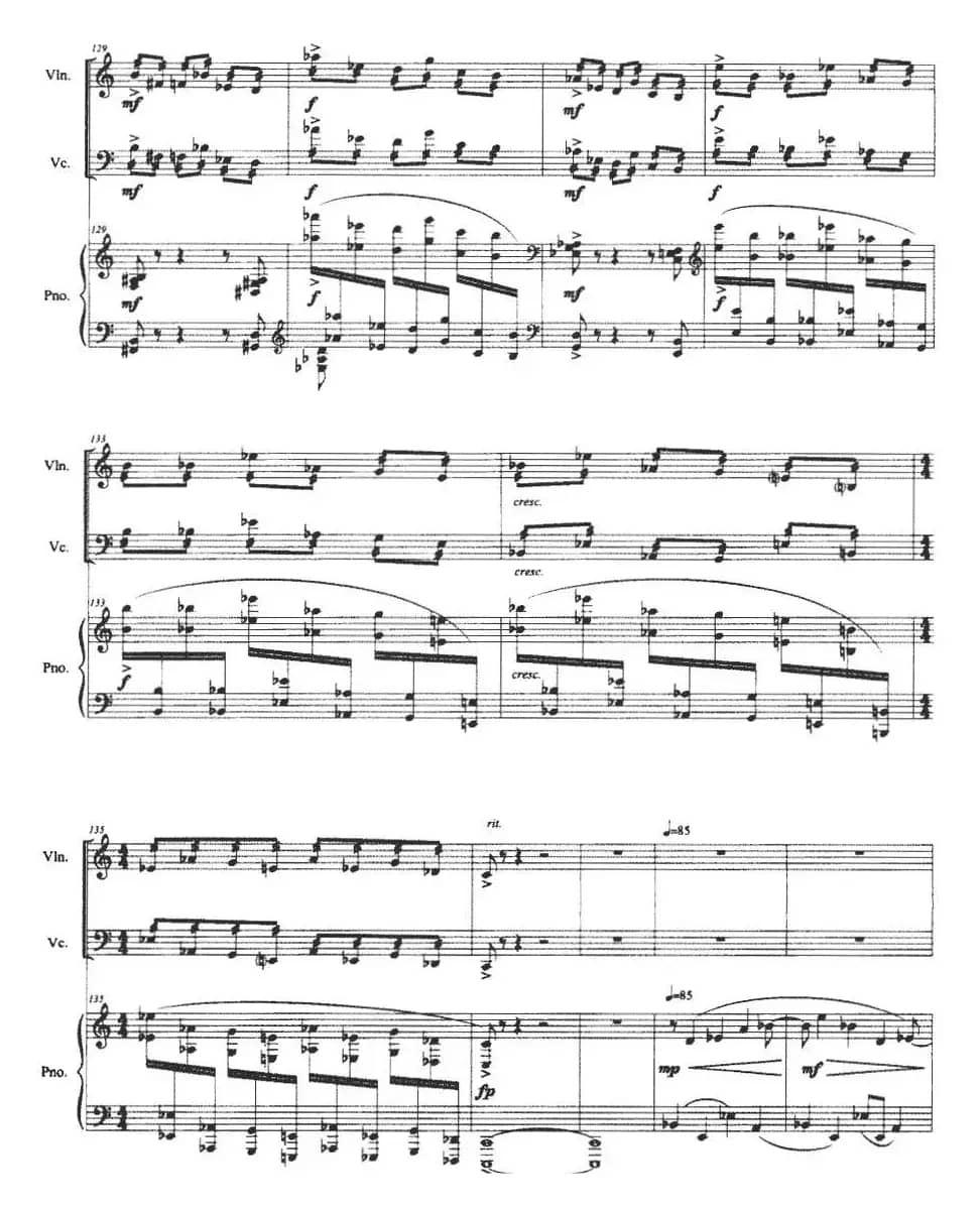 跳弦（小提琴+大提琴+钢琴伴奏）