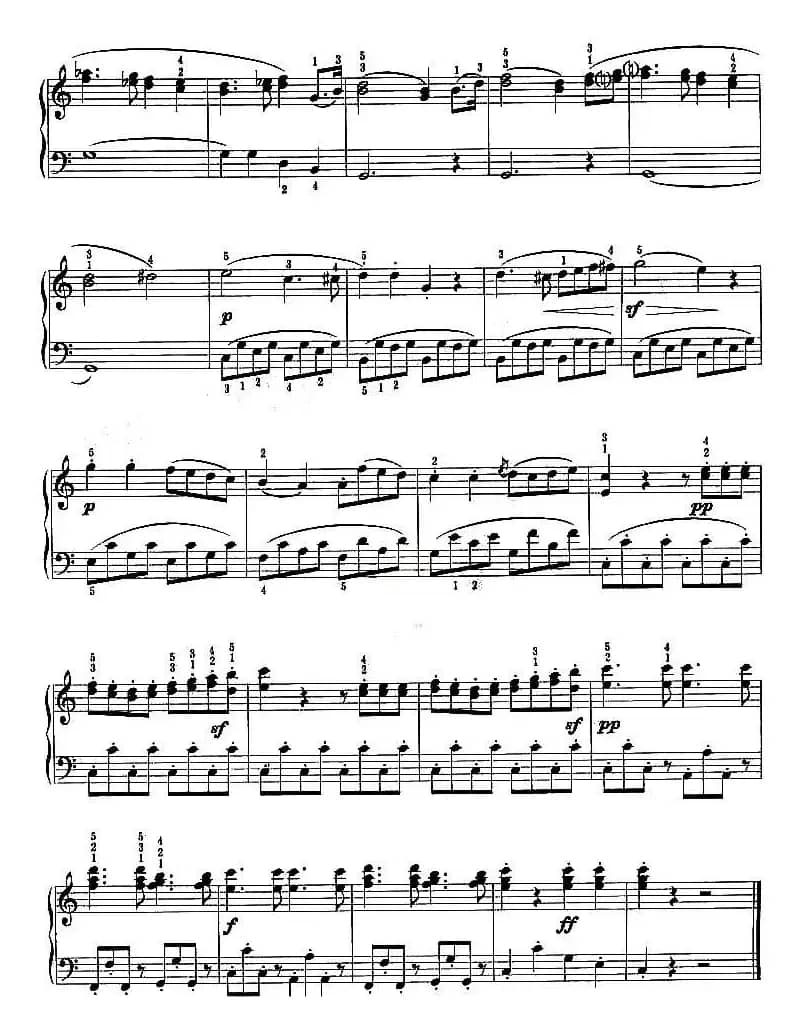 小奏鸣曲（韦伯作曲版）