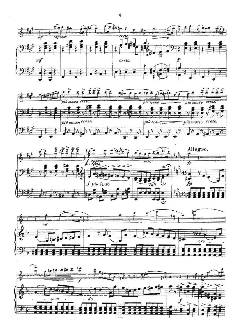 Opern-Transcriptionen.Op.45-6（长笛+钢琴伴奏）