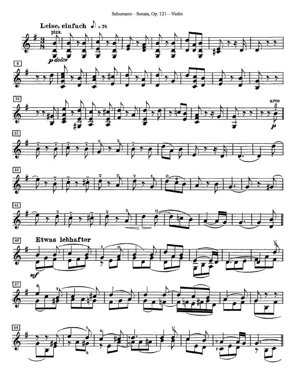 Violin Sonata Op.121