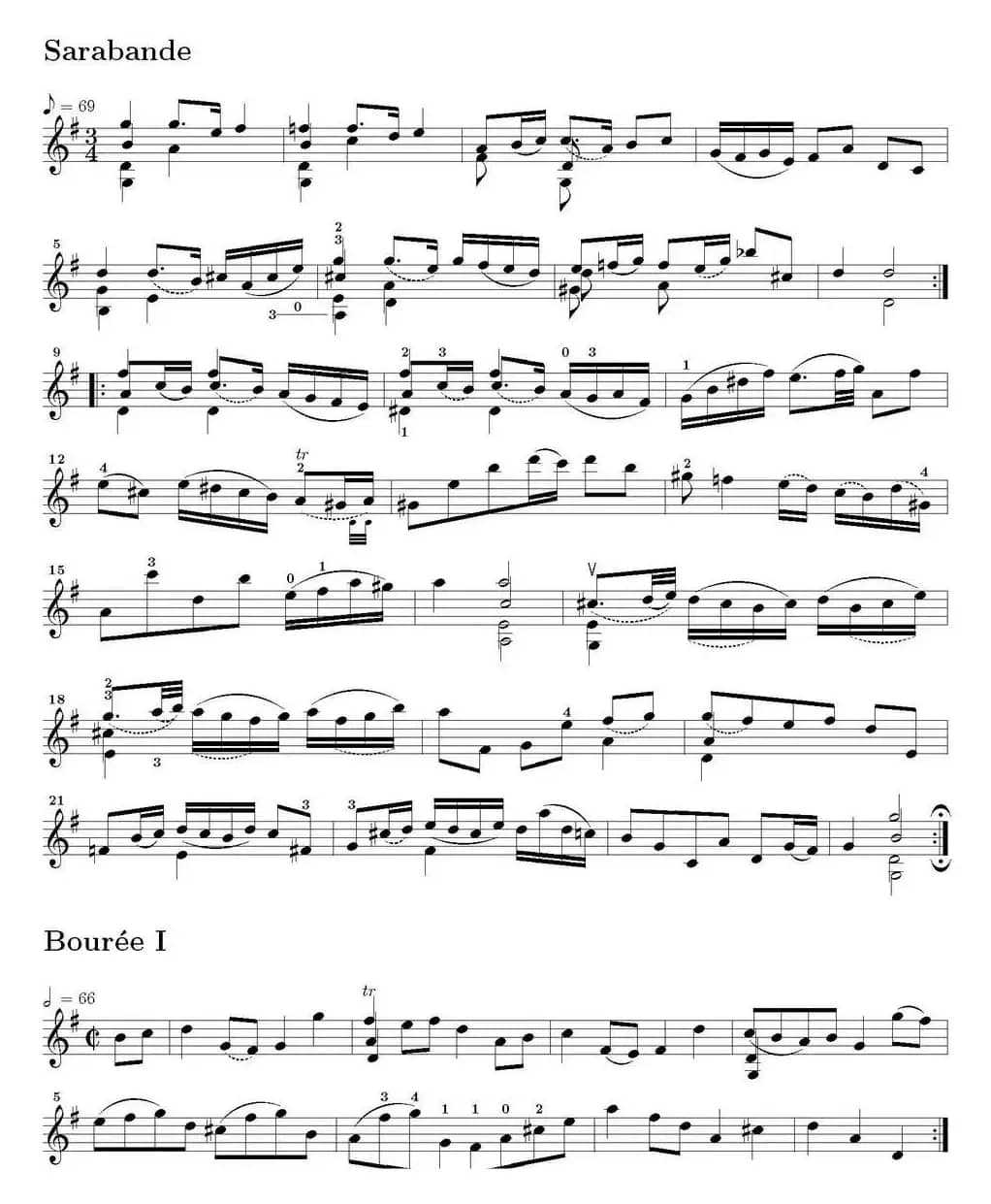 Six Suite Violincello Solo senza Basso（Suite III）（6首无伴奏大提琴组曲·Ⅲ）