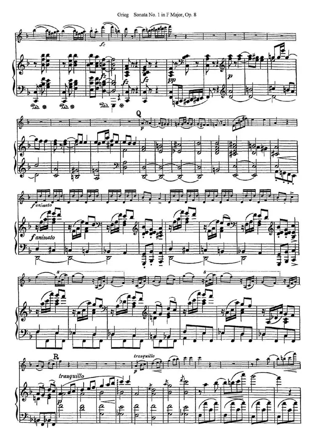 Violin Sonata No.1 Op.3（小提琴+钢琴伴奏）