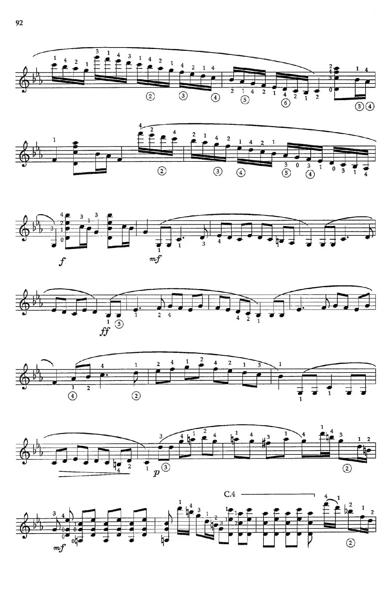 Joaquin Rodrigo Music for Guitar（罗德里戈吉他音乐P90-94（古典吉他）