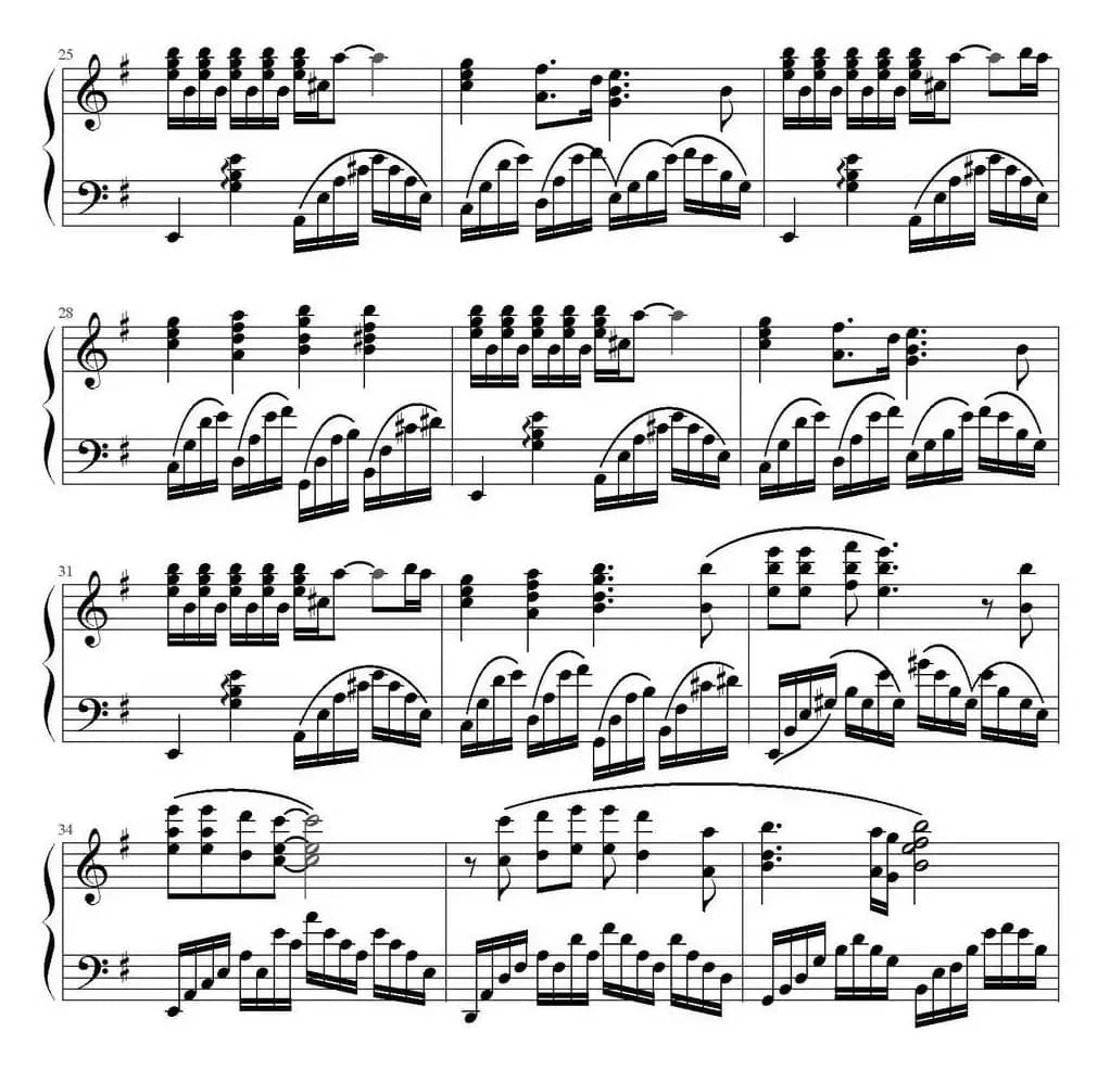 我等到花儿也谢了（牧童短笛制谱版）