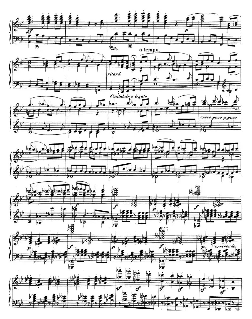 贝多芬钢琴奏鸣曲29 钢琴（锥子键琴）降B大调 Op.106 B-flat major