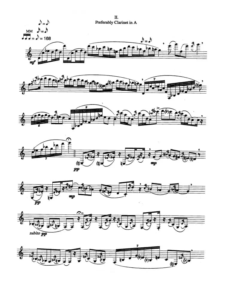 单簧管考级教材·第十级