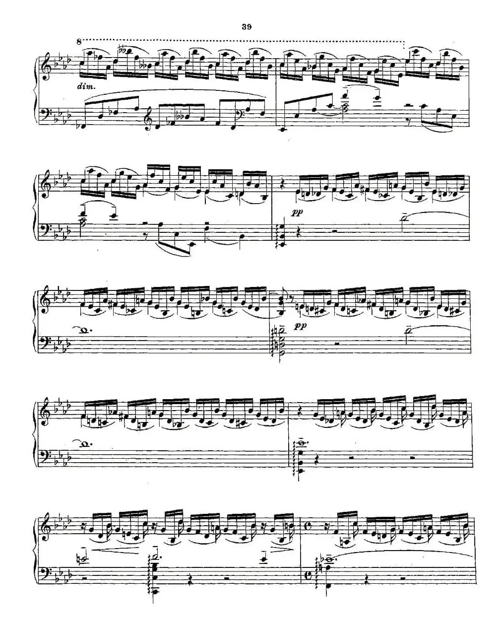 10首《前奏曲》之八（Rachmaninoff 10 Preludes, Op.23）