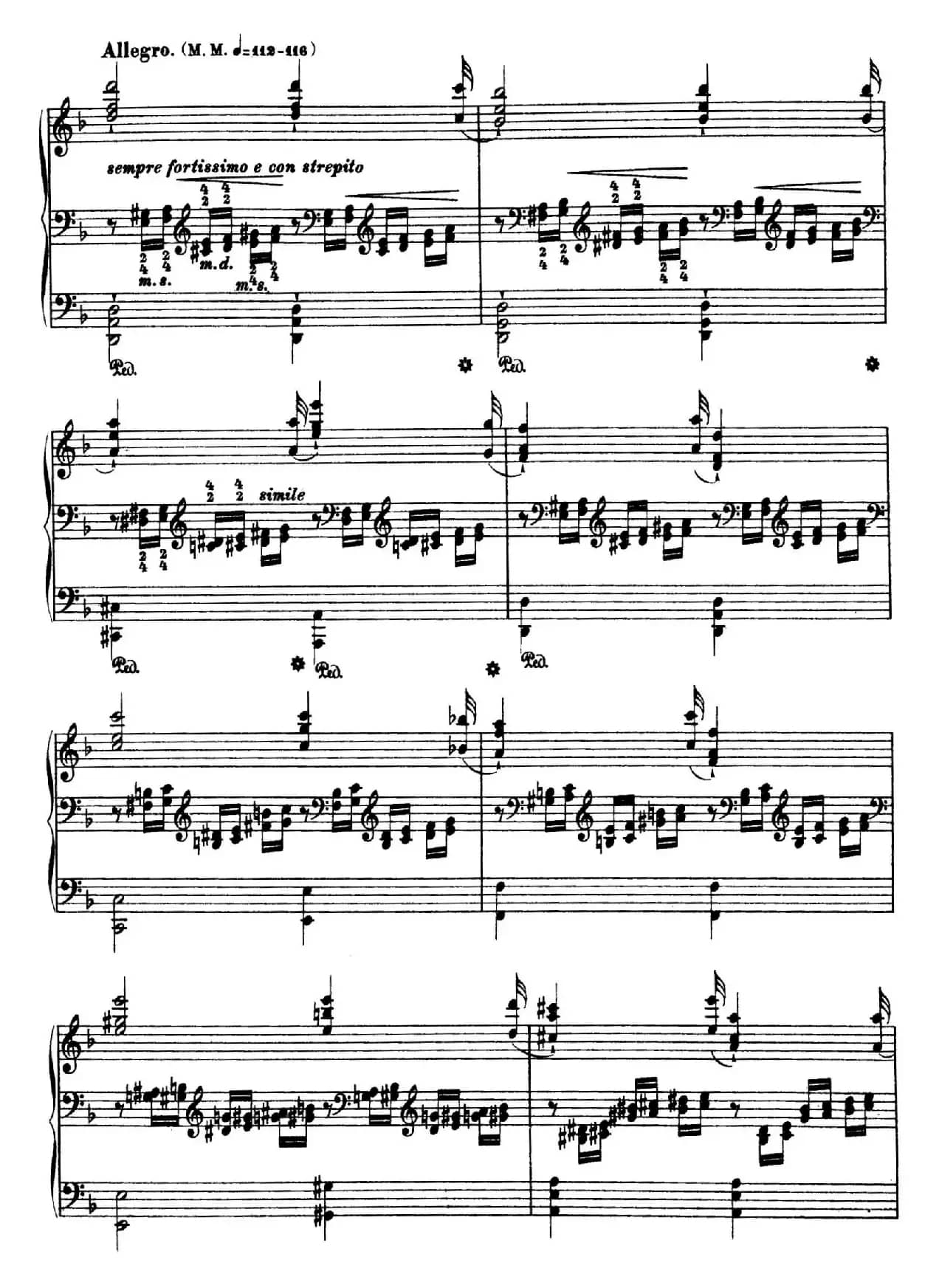 12 Etudes d'execution Transcendante S.139（12首超技练习曲·4）