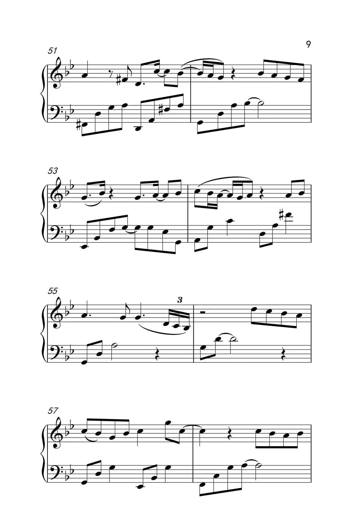 为爱说分手（《弹吧音教》制谱版）