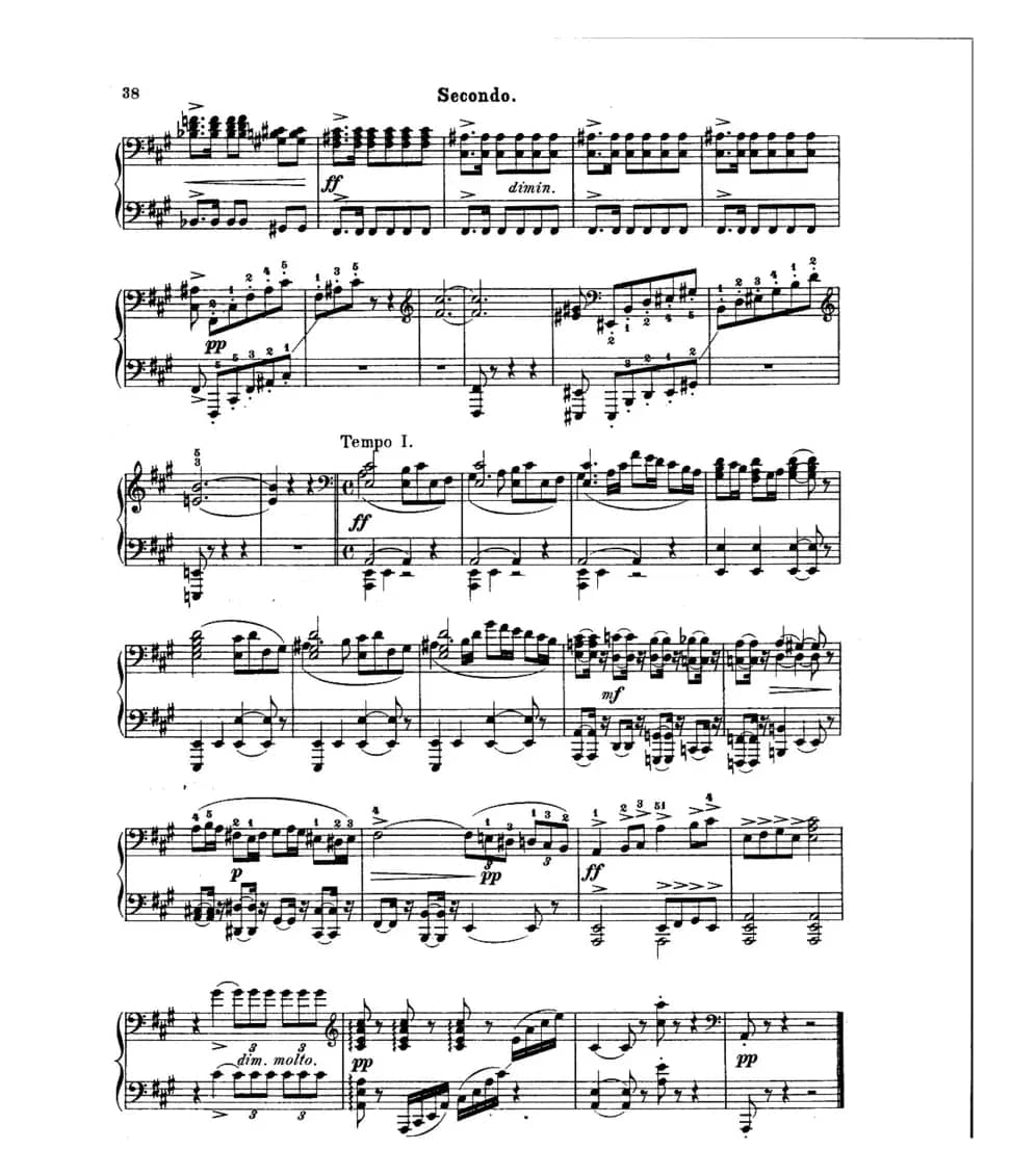 L'Arlesienne Suite No·2（阿莱城姑娘·第二组曲·四手联弹）