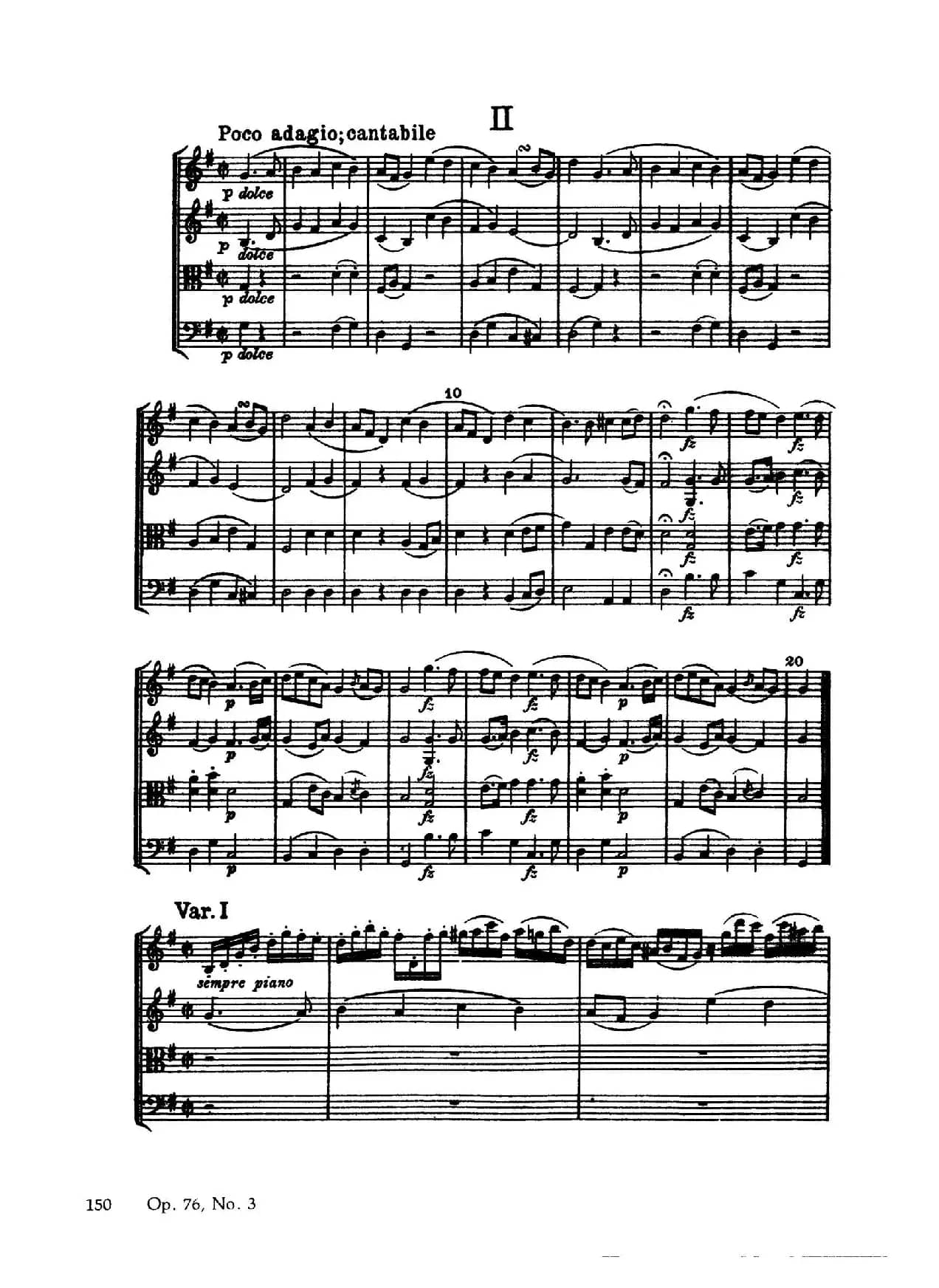 Emperor（皇帝）（弦乐四重奏总谱）