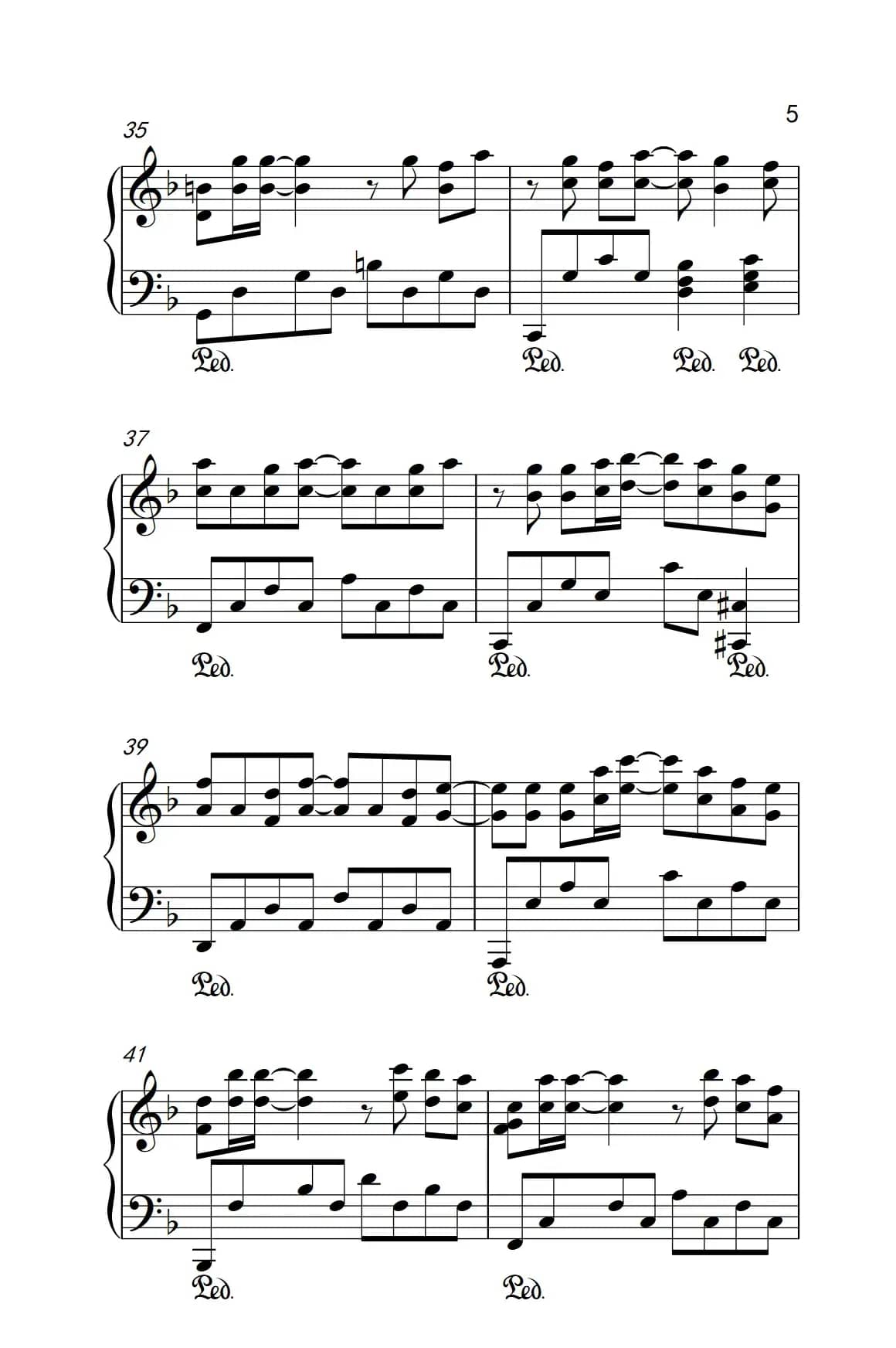 小幸运（《弹吧音教》制谱版）