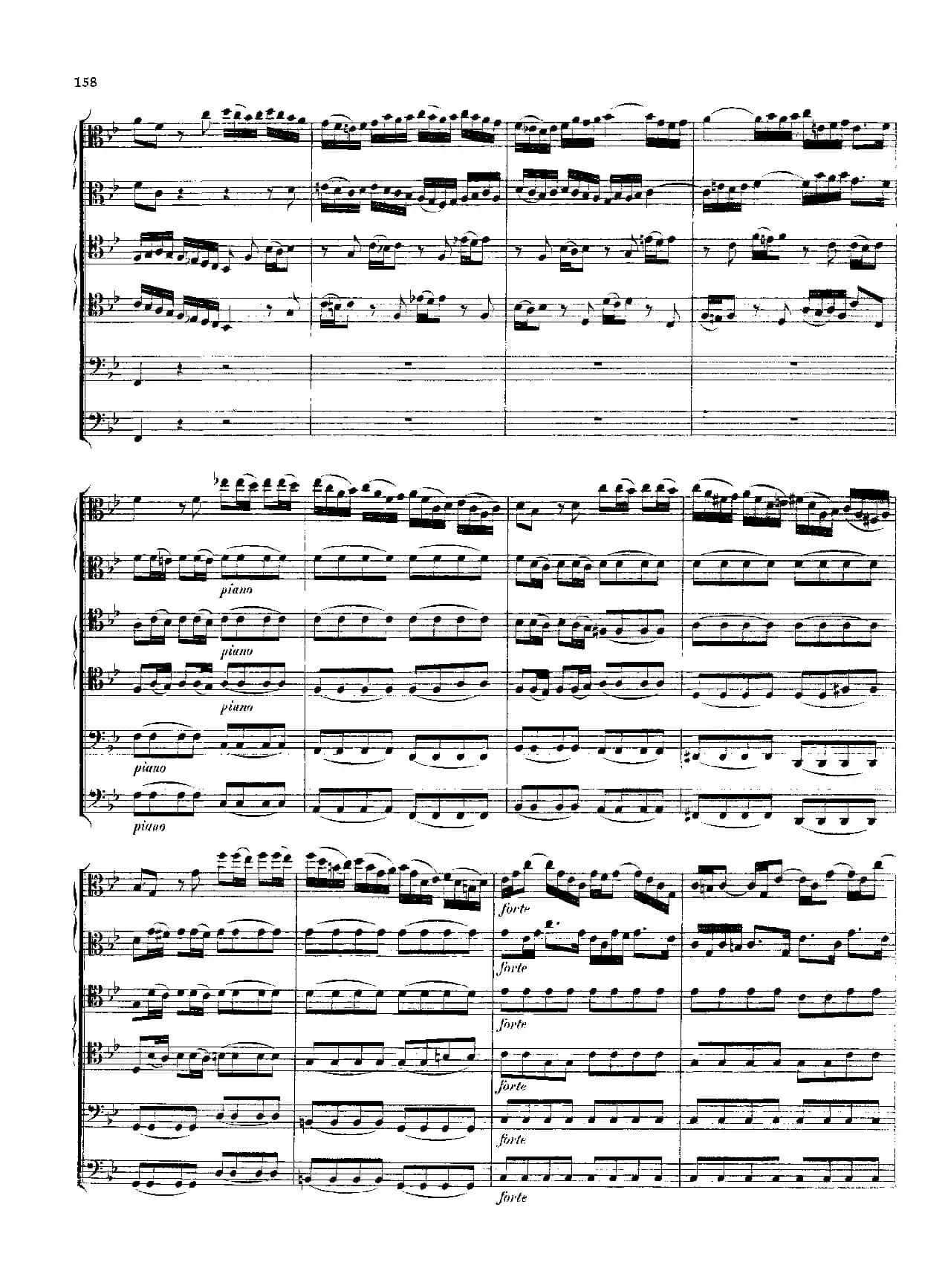 勃兰登堡第六协奏曲（弦乐合奏总谱）