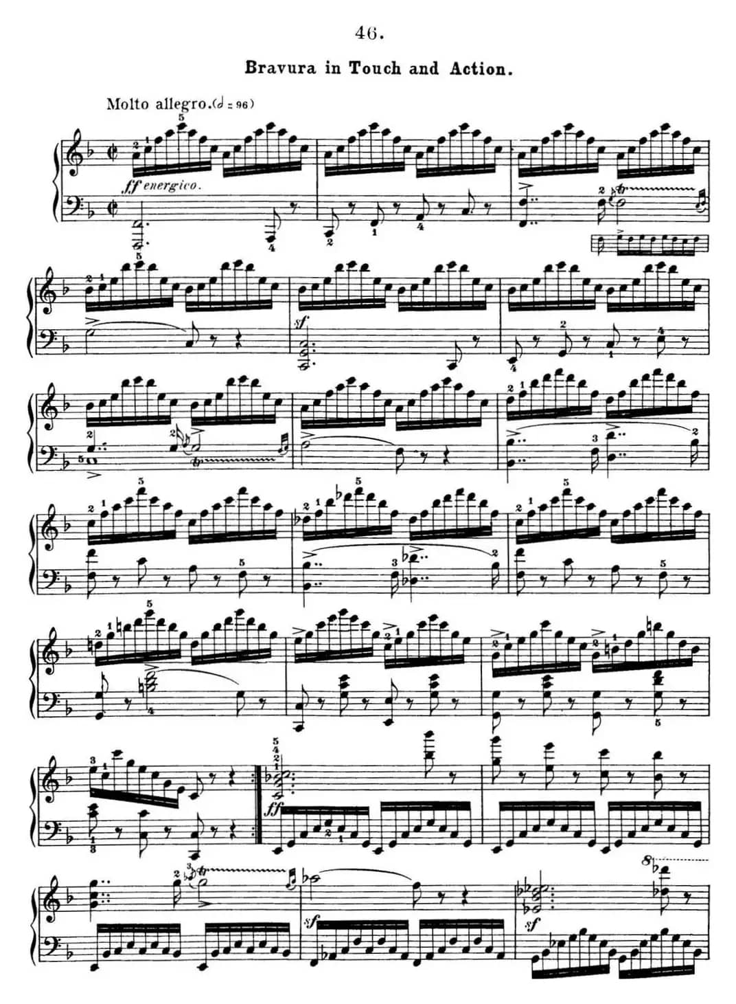 50首车尔尼Op.740钢琴手指灵巧技术练习曲（NO.46）