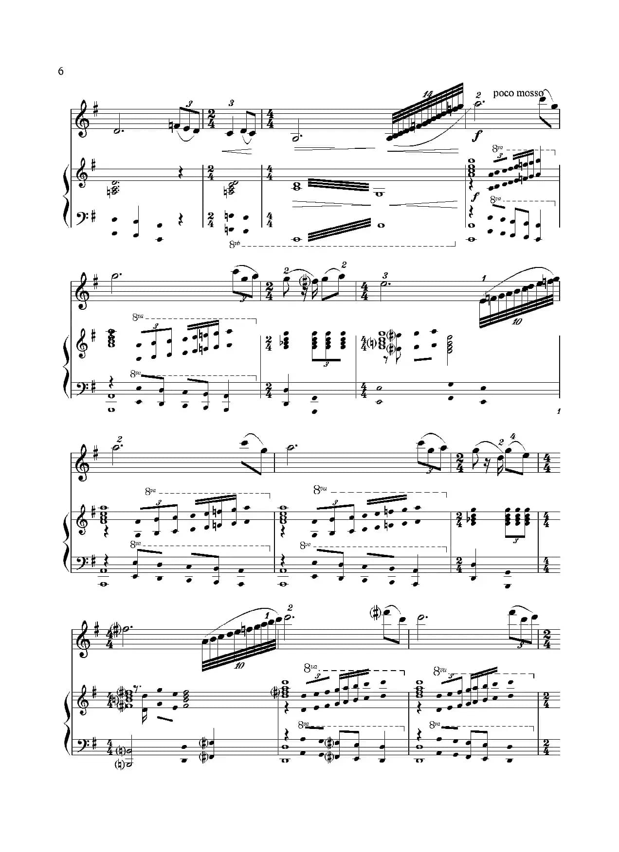 回归抒怀（小提琴独奏+钢琴伴奏）