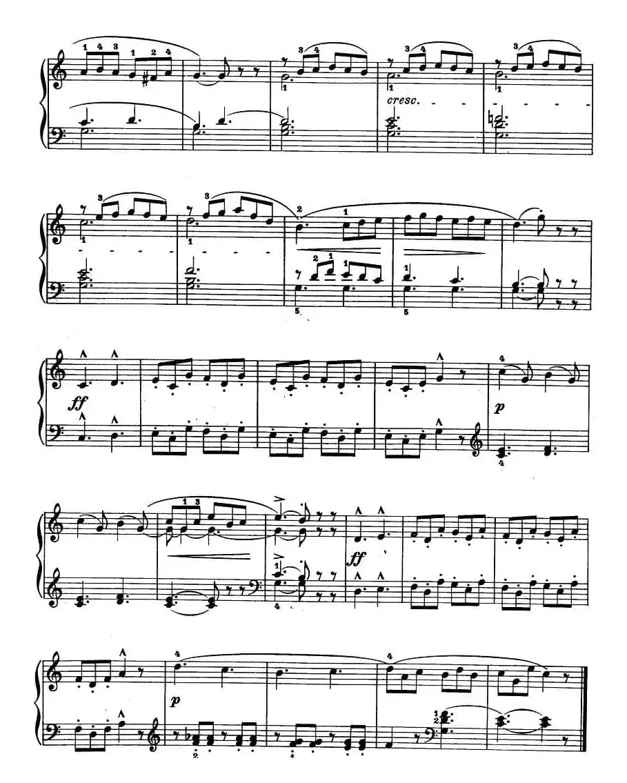 儿童钢琴进阶练习曲50首之9