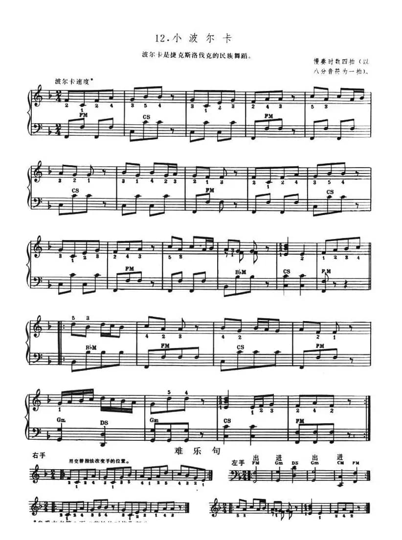 小波尔卡（马格南特教学版）