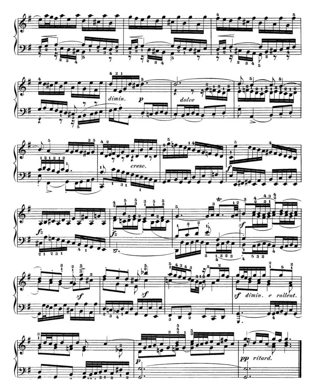 巴赫《平均律钢琴曲集·第一卷》之赋格曲（NO.15）