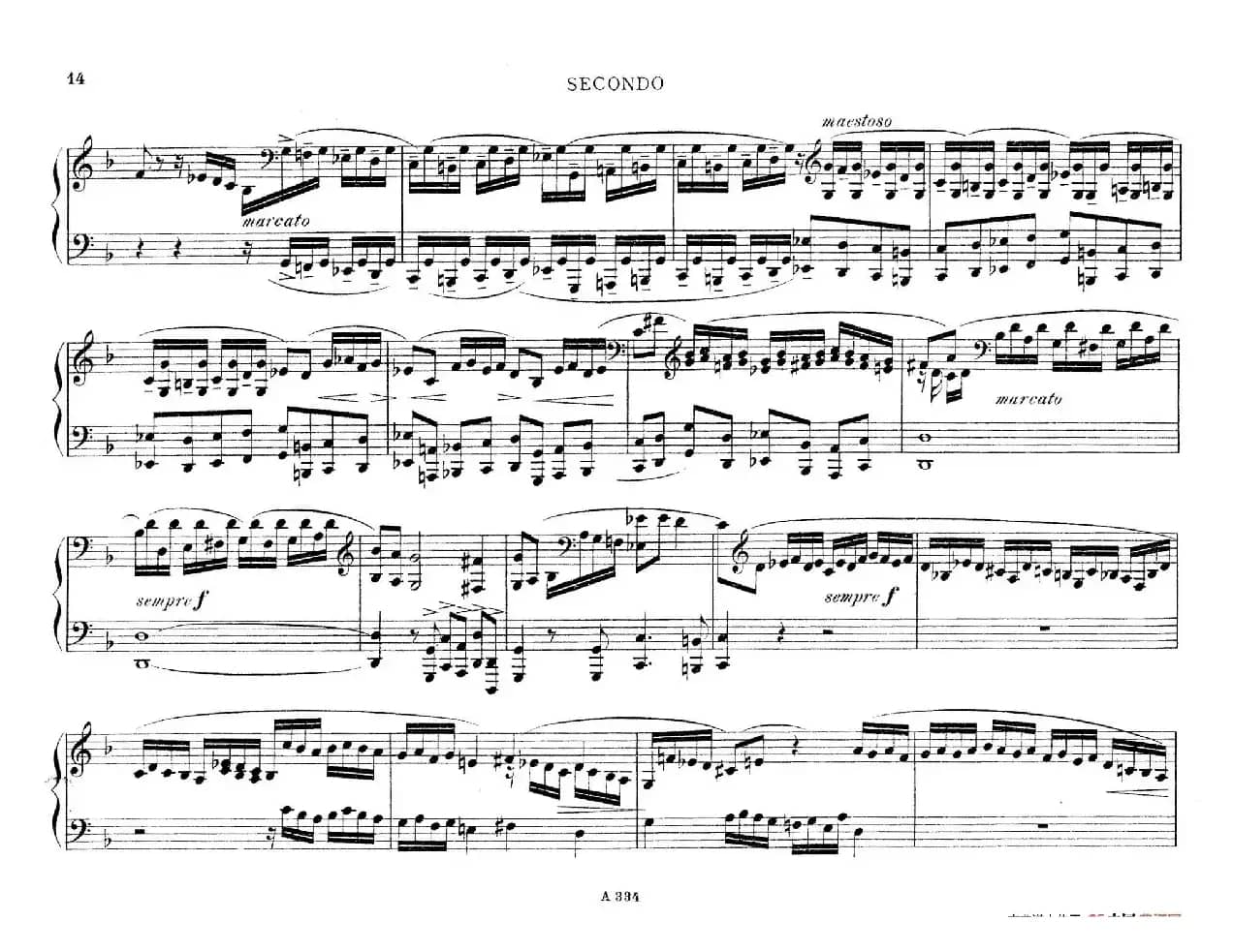 d小调托卡塔与赋格（BWV 565·雷格改编钢琴四手联弹版）