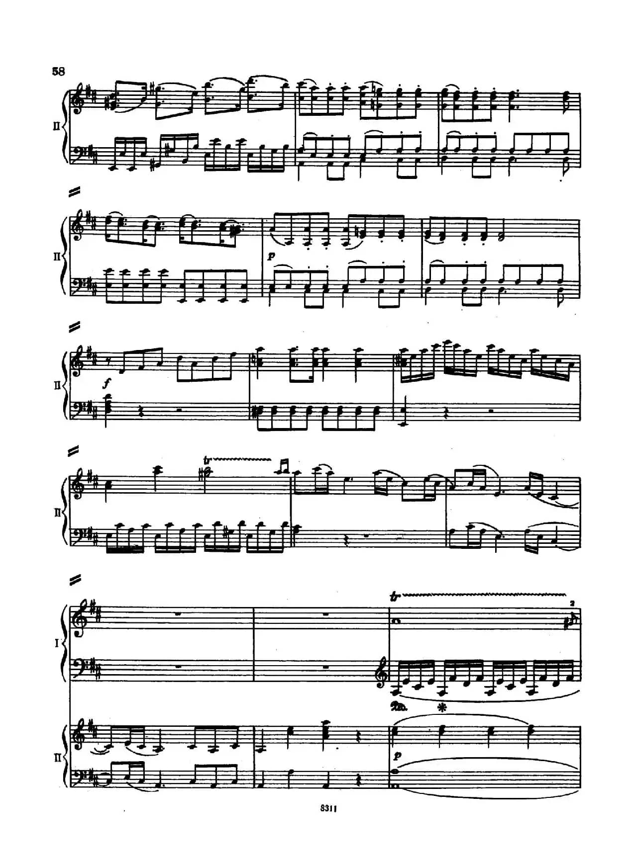 Concerto no 5 K 175 - 2 Piano（Ⅰ）