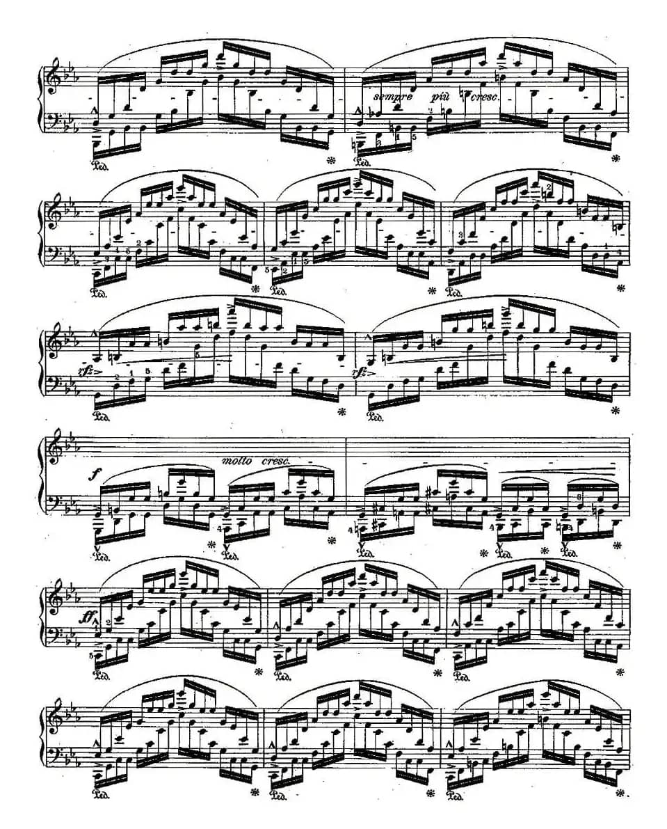 肖邦钢琴练习曲，Op.25之十二