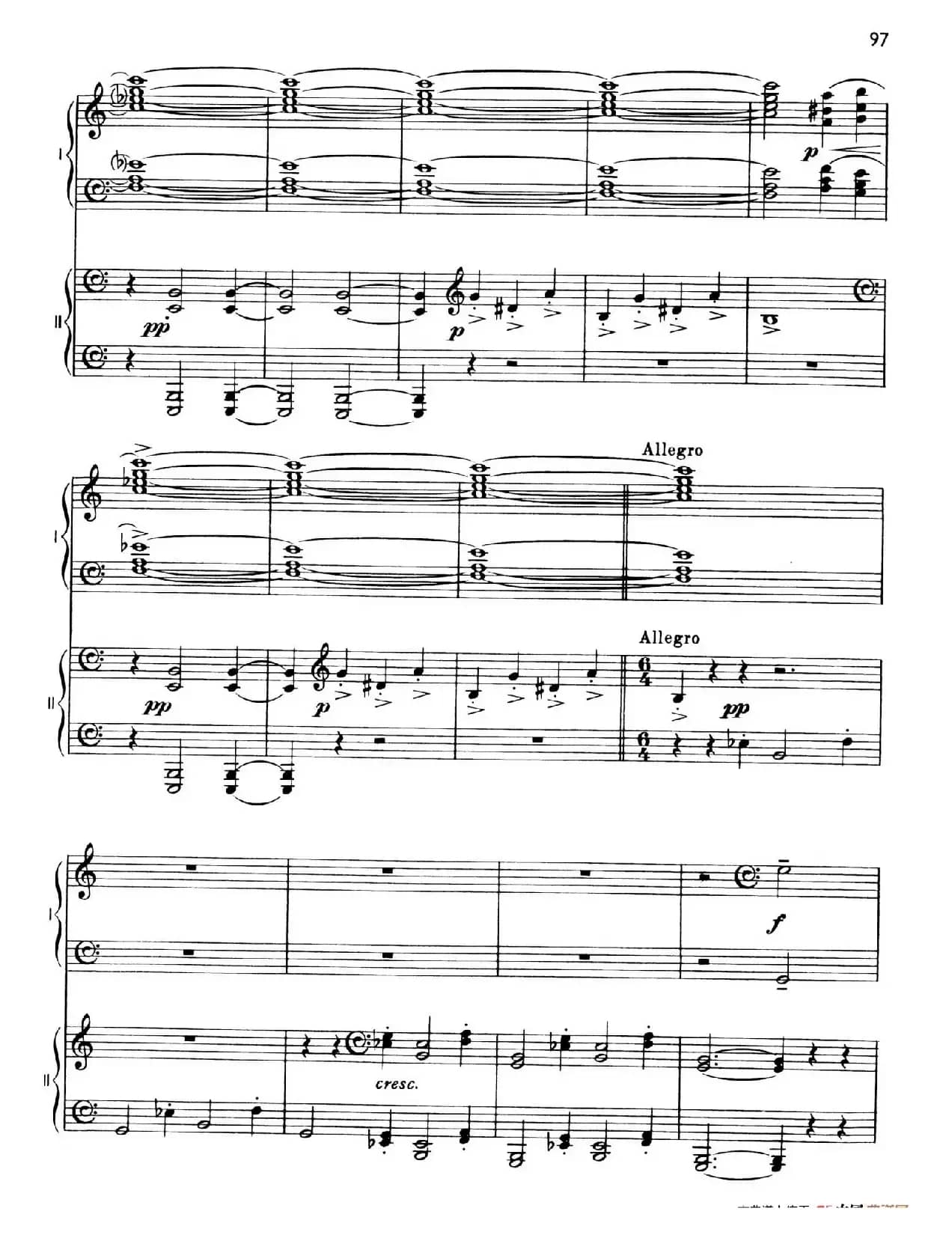 The Planets Op.32（双钢琴）（行星·第六乐章 天王星—魔术师）