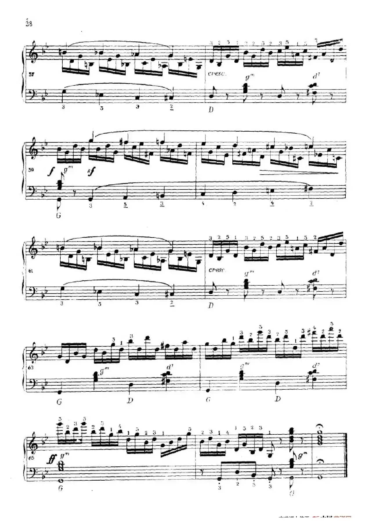 《车尔尼手风琴练习曲集》第Ⅳ册（第3——5首）