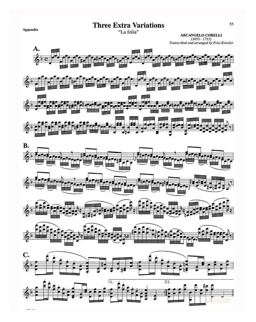 Three Extra Variations