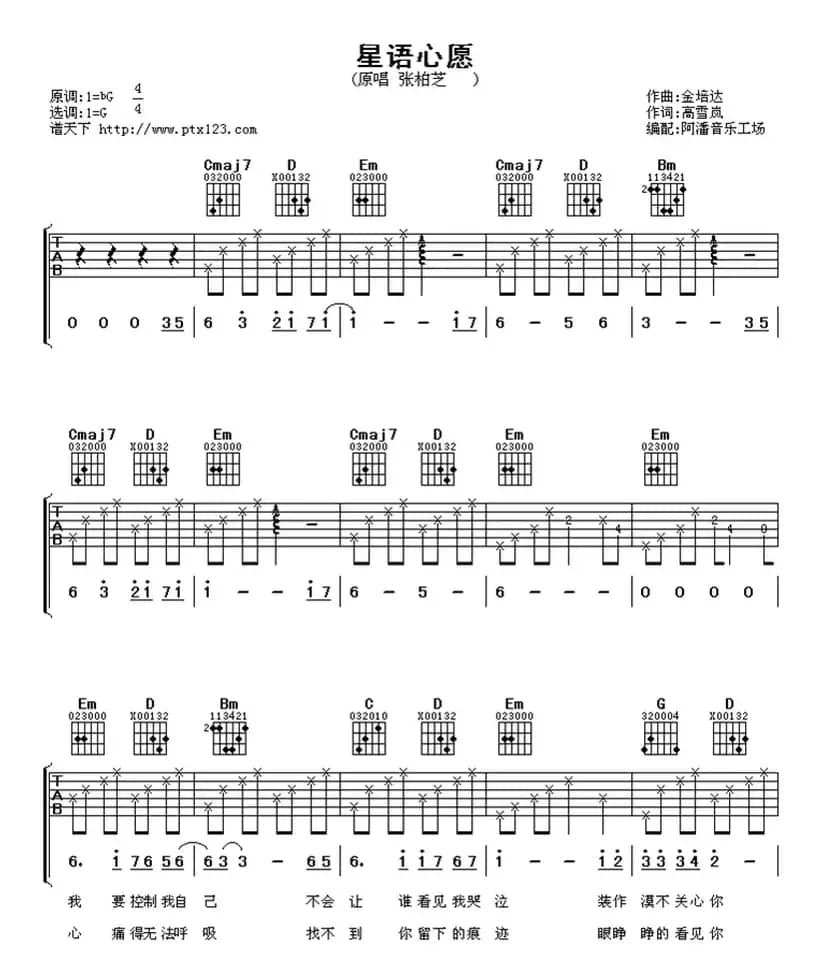 星语心愿（阿潘音乐工场编配版）