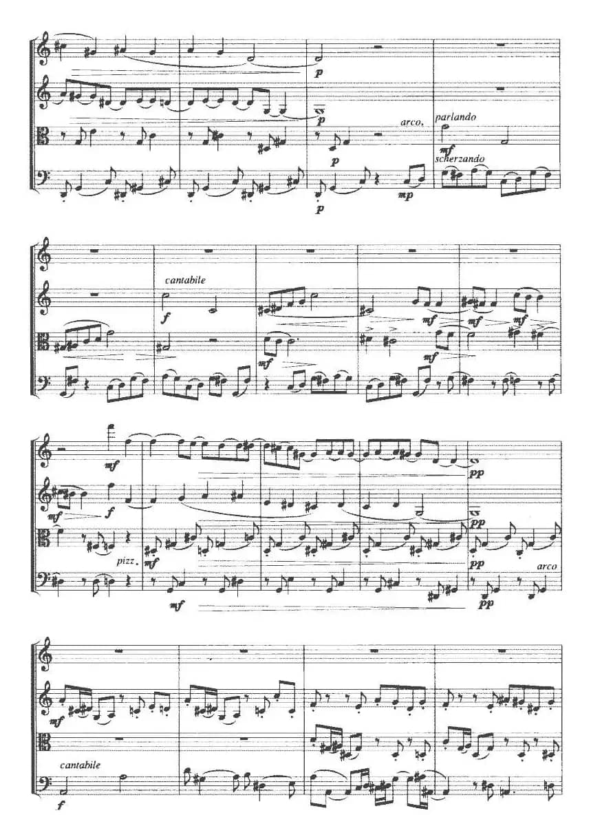 第一弦乐四重奏（杨玲玲作曲版）