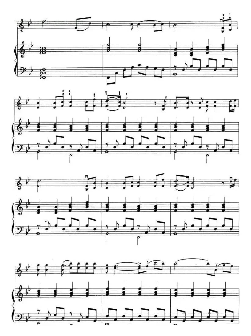 故乡的云（小提琴+钢琴伴奏）