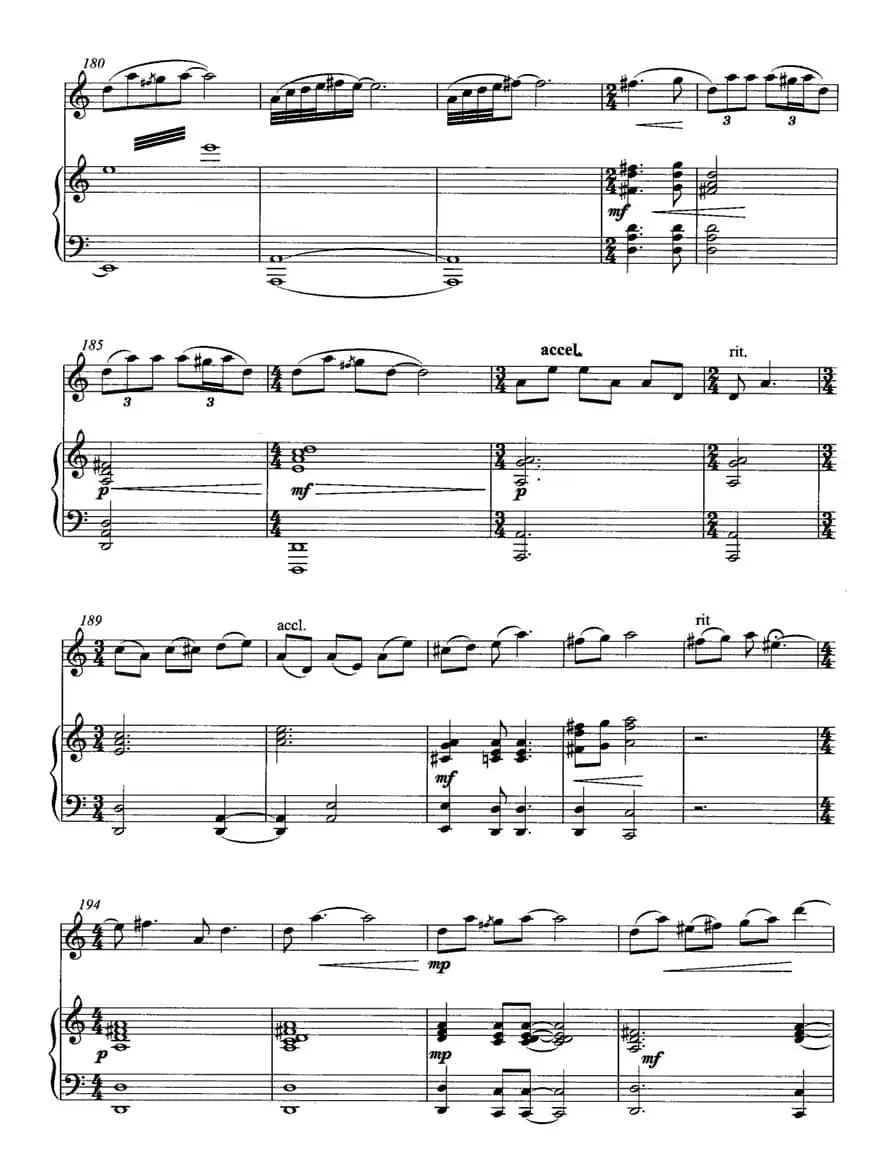 飞歌（笛子协奏曲+钢琴伴奏)P11—2）