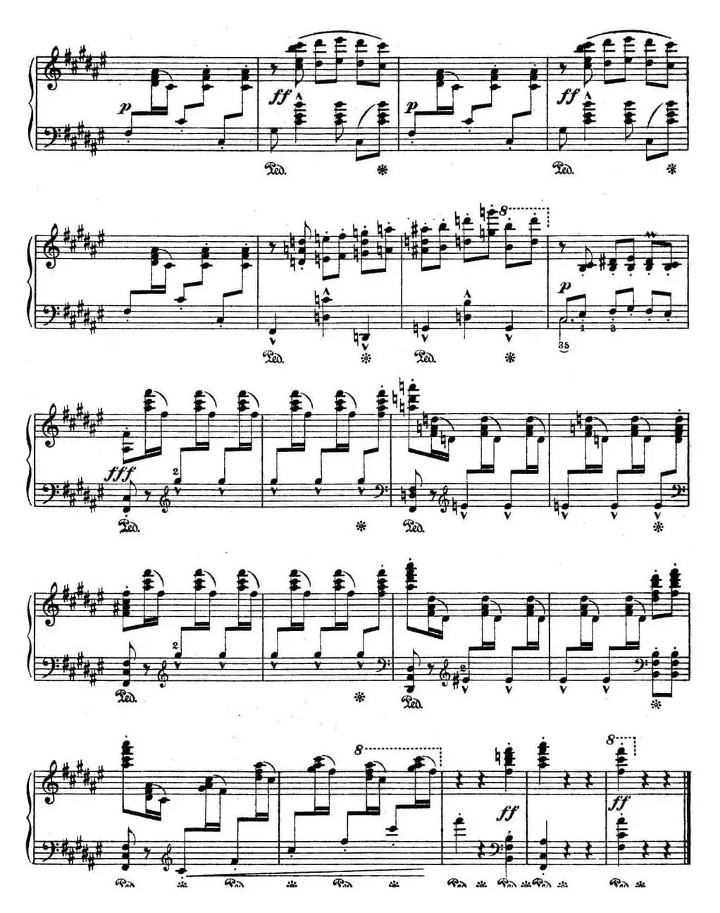 Suite Espanola Op.47（西班牙组曲·Ⅶ）