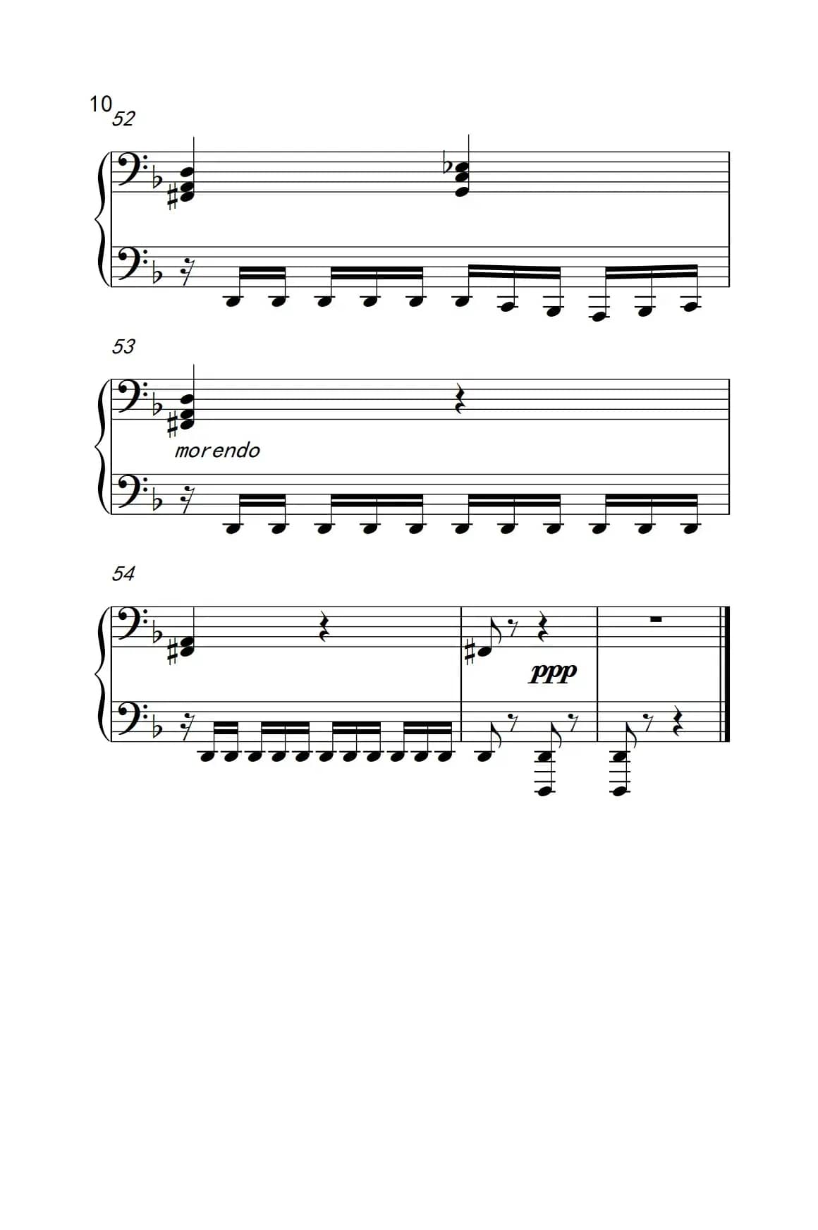 莫什科夫斯基 钢琴练习曲（第九首）