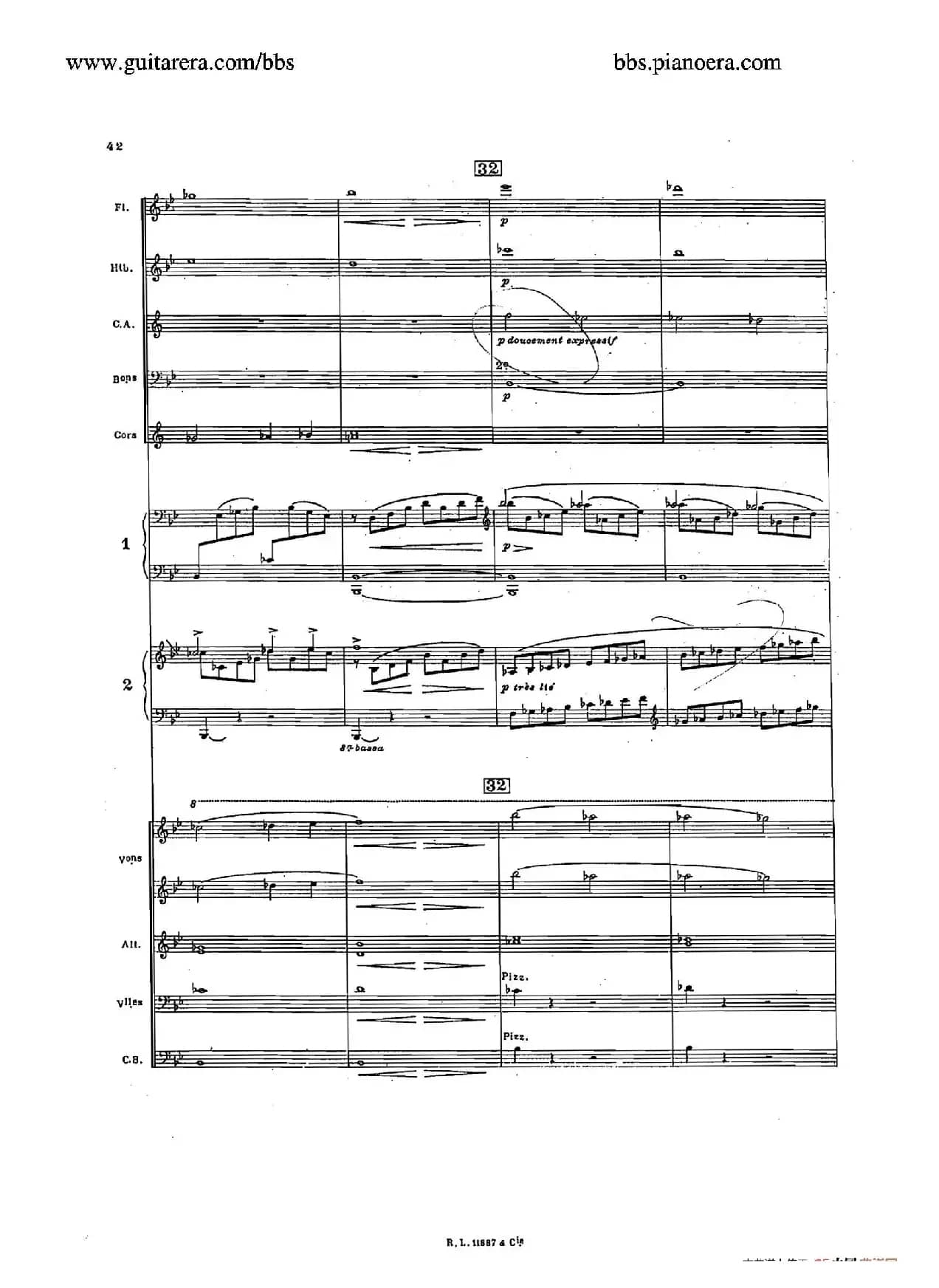 Concerto for 2 Pianos in d Minor（d小调双钢琴协奏曲·总谱）