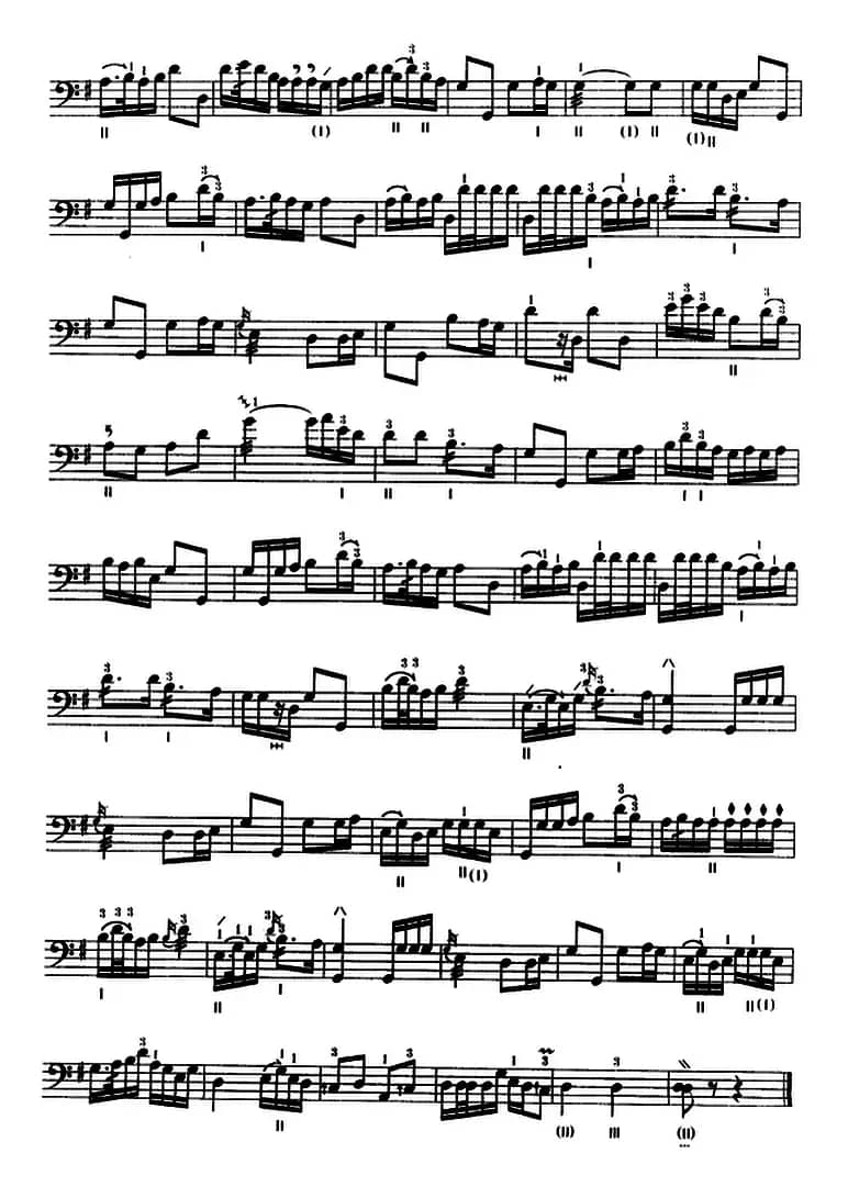 高山流水（三弦、五线谱）