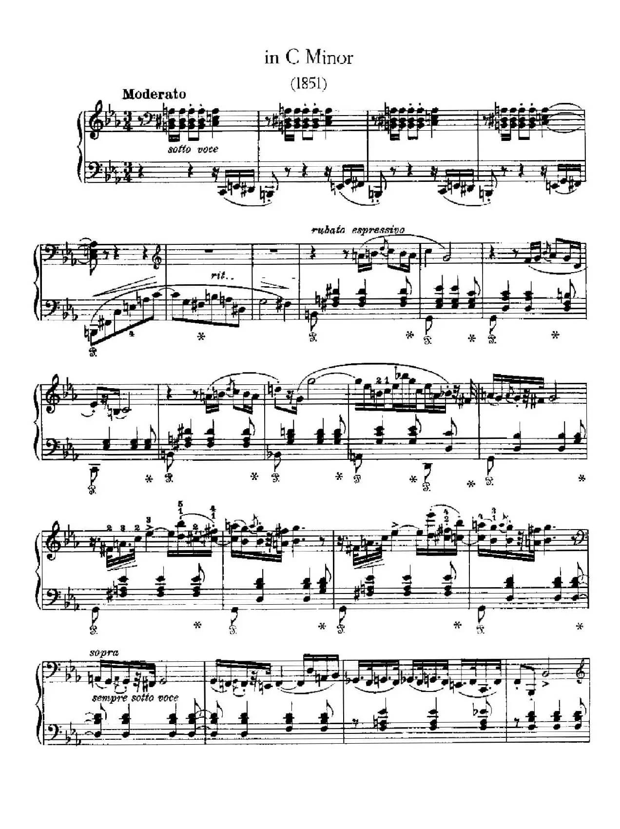 Two Polonaises S.223（2首波洛奈兹舞曲·c小调）