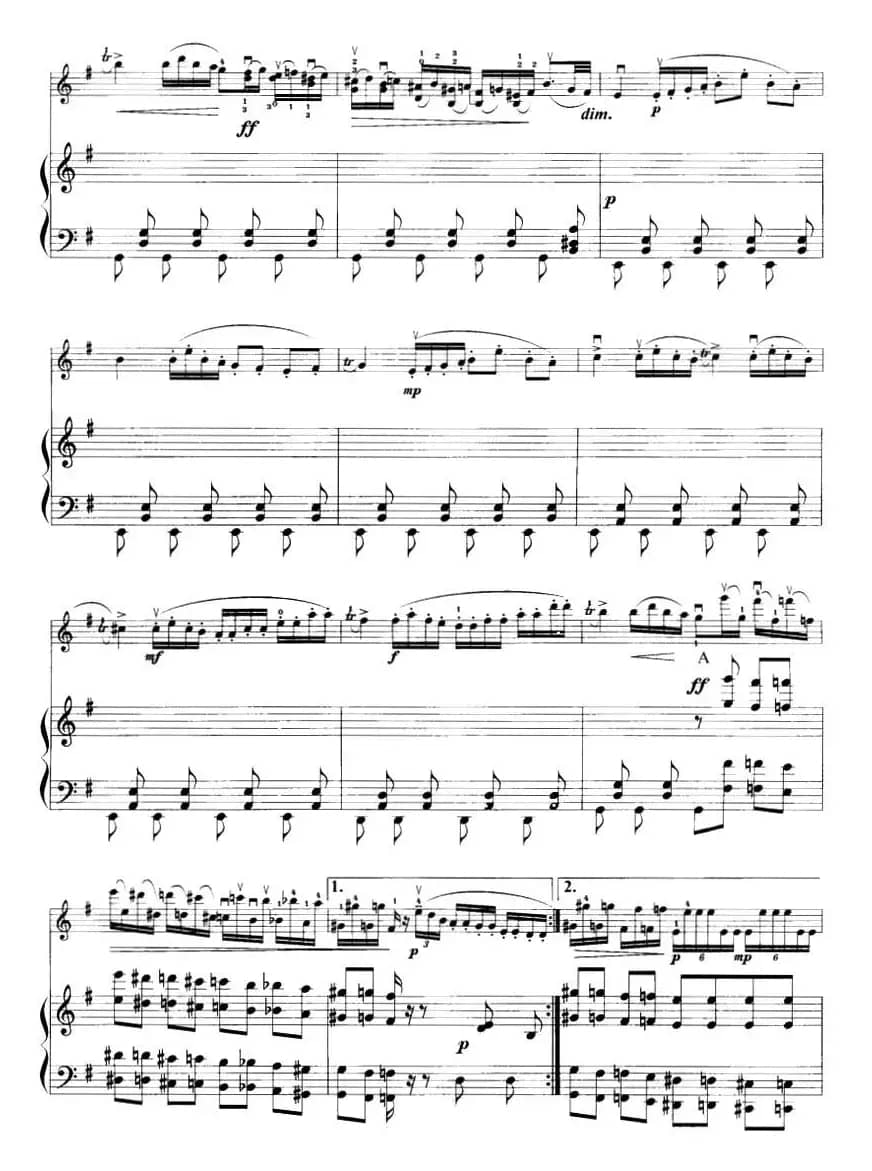 晓风之舞（小提琴+钢琴伴奏）