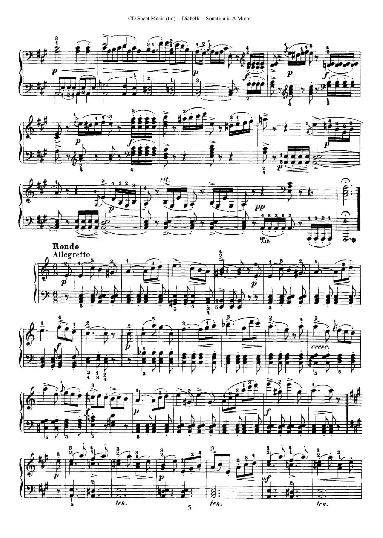 7 Piano Sonatinas Op.168（7首钢琴小奏鸣曲 No.7）