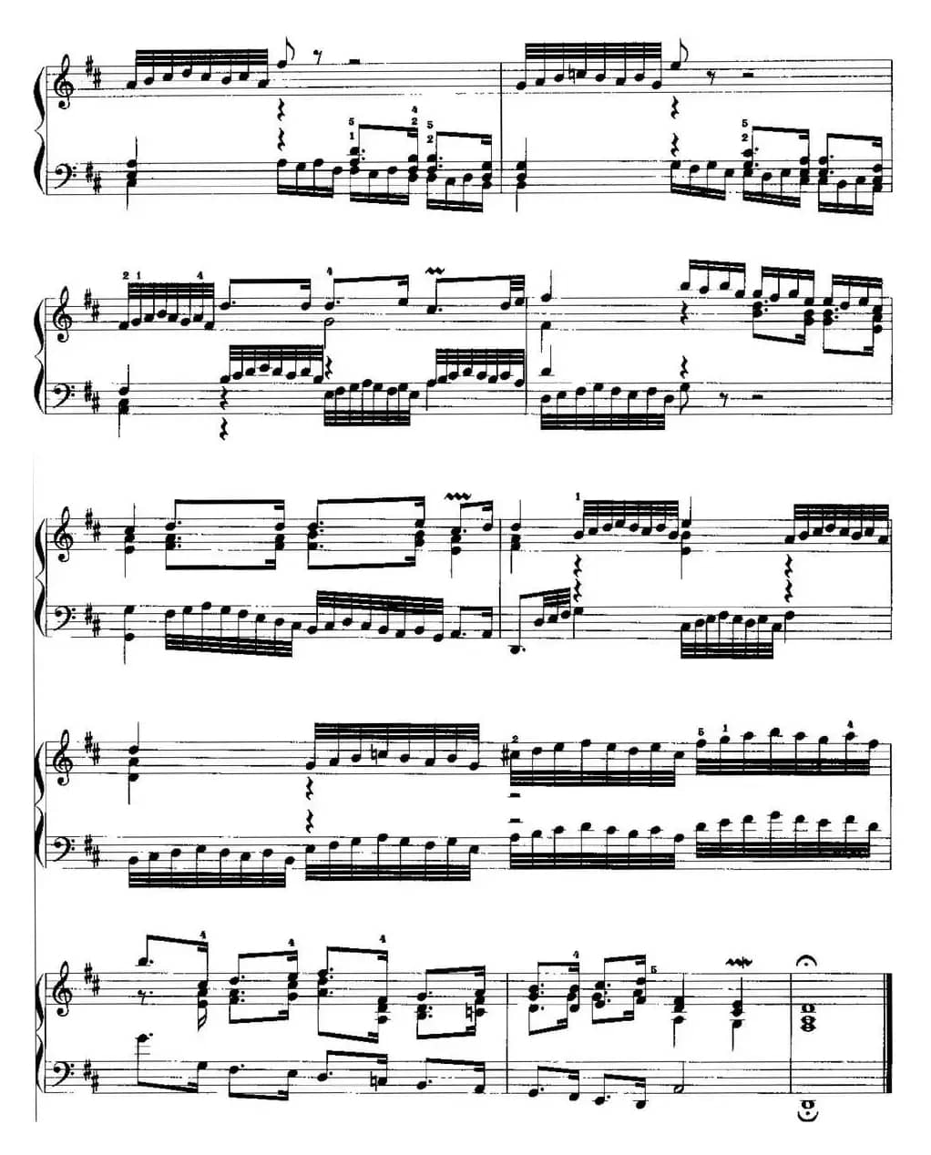 手风琴复调作品：D大调前奏曲与赋格