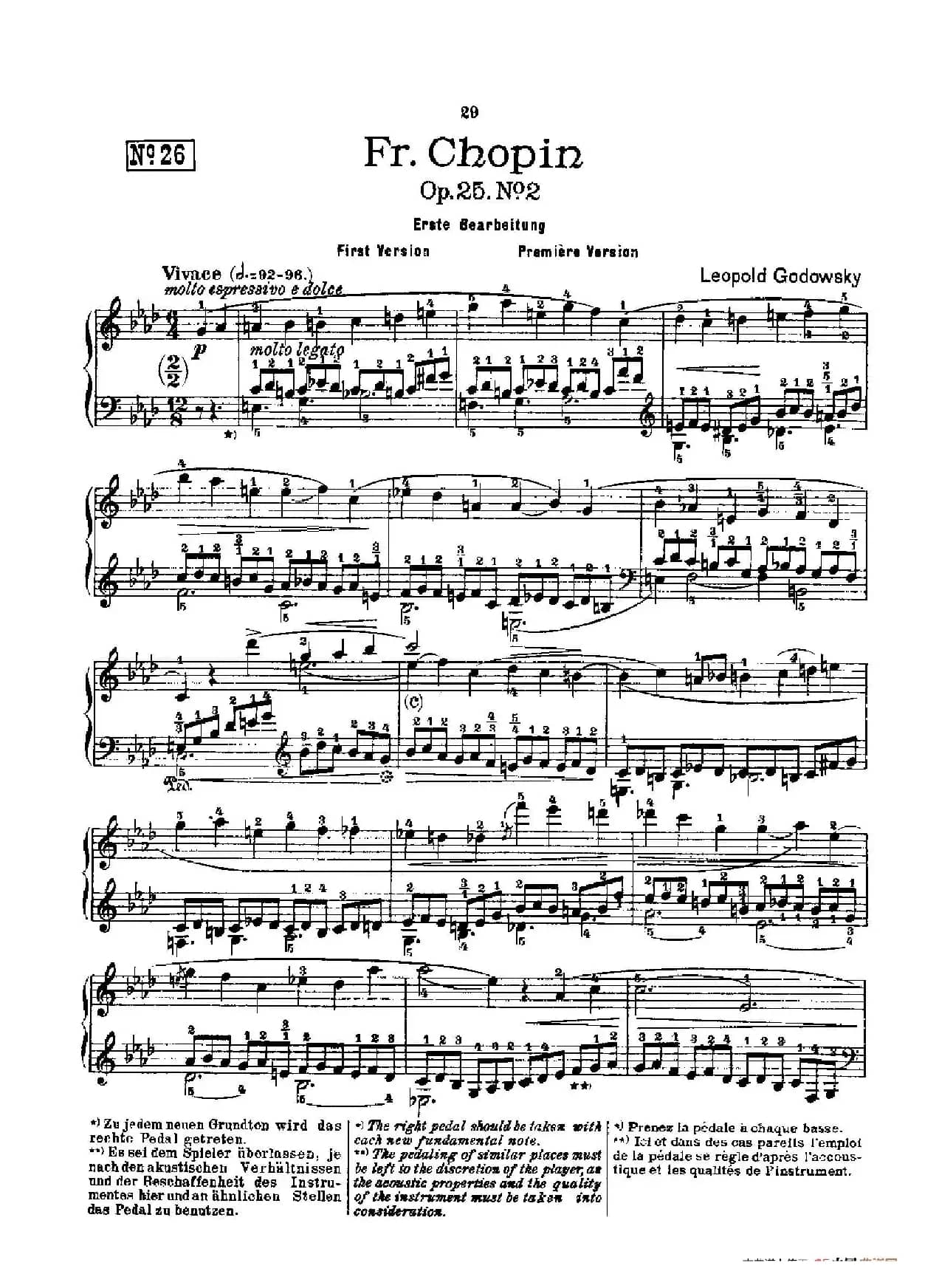 53首以肖邦练习曲为素材而作的练习曲（No.26）