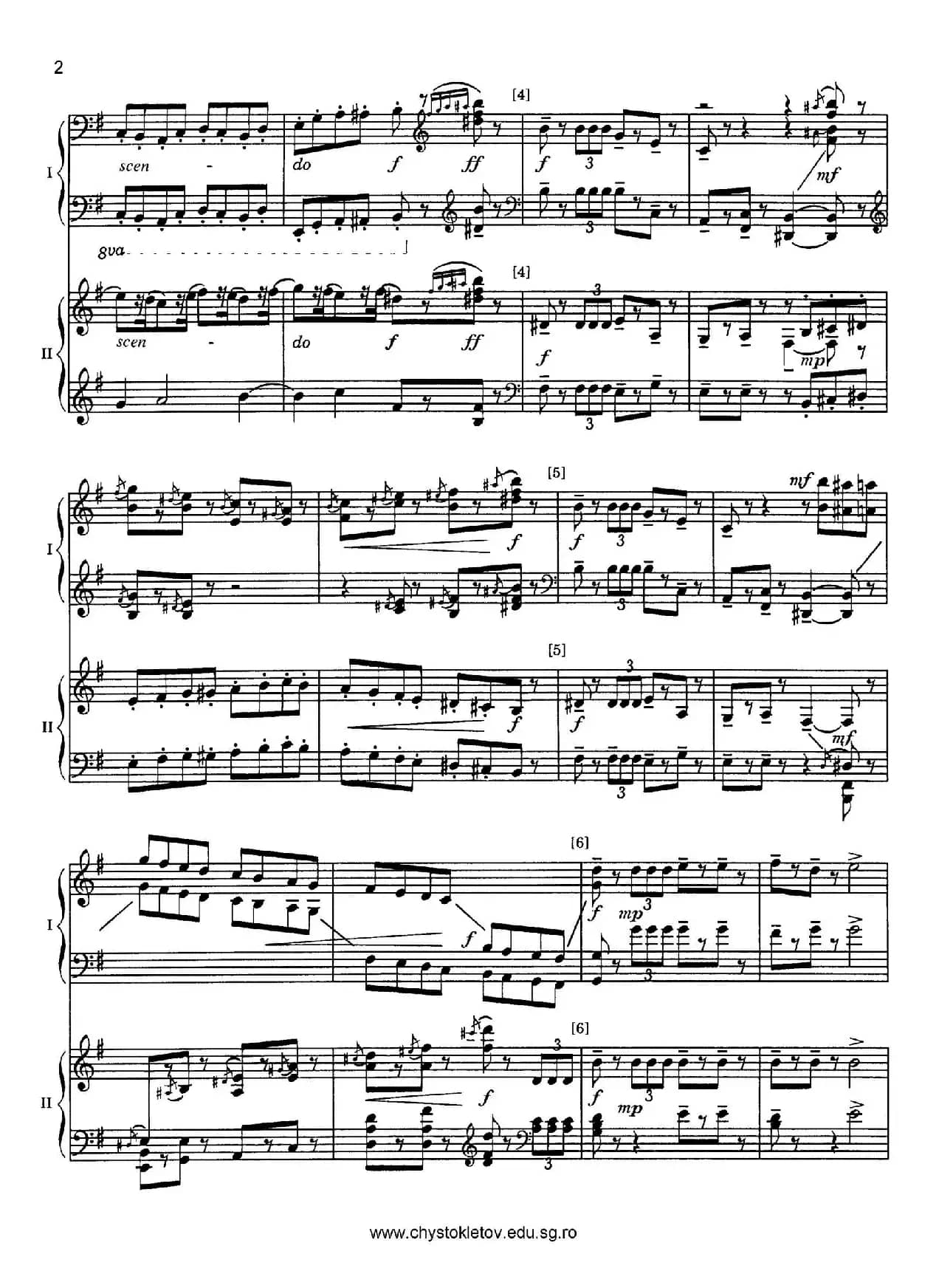 Nutcracker Op.71 芭蕾舞剧《胡桃夹子》（改编双钢琴版·第二部分）