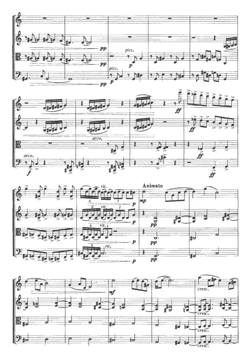 第一弦乐四重奏（杨玲玲作曲版）