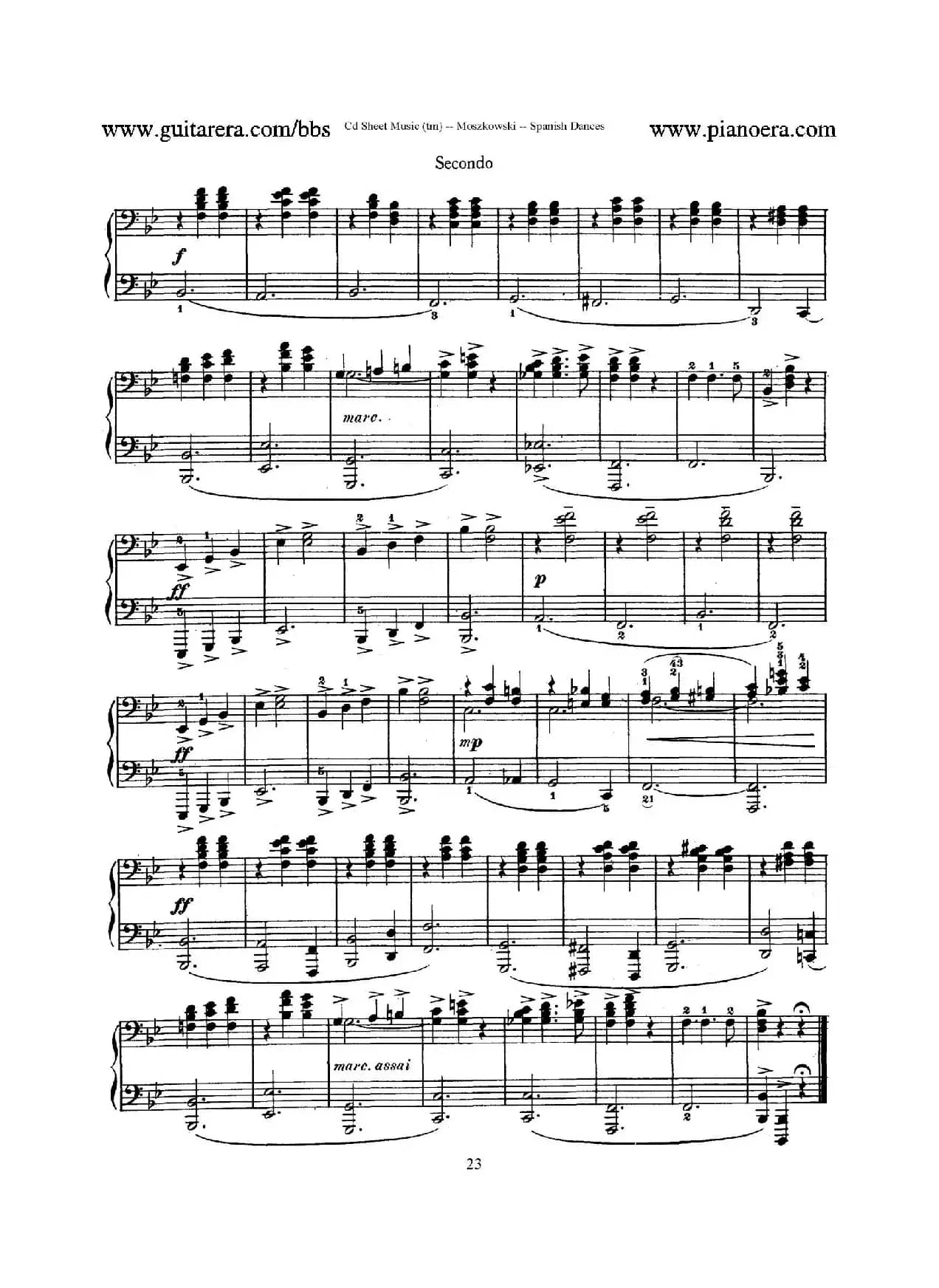 Spanish Dances Op.12（西班牙舞曲·四手联弹版）