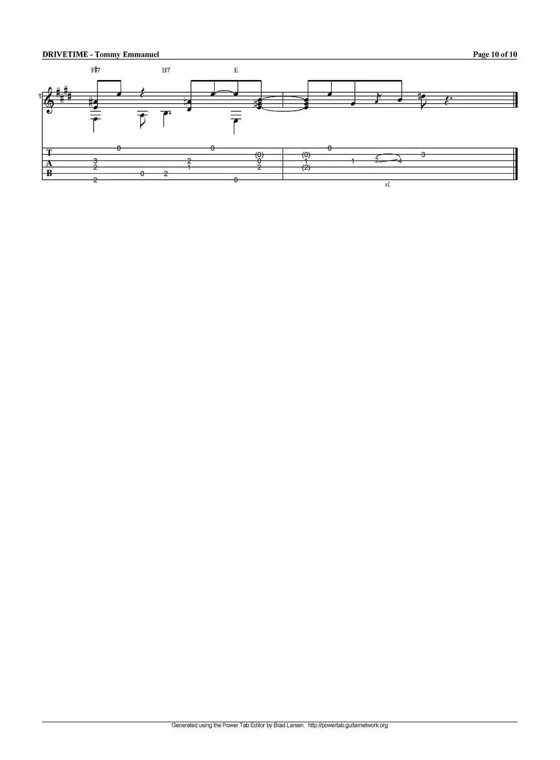 tommy emmanuel：drivetime（指弹吉他）